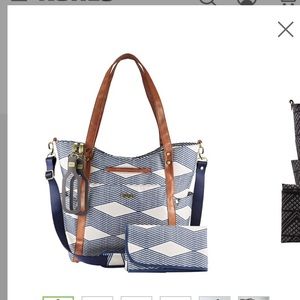 NEW JJ Cole bucket tote Diaper bag